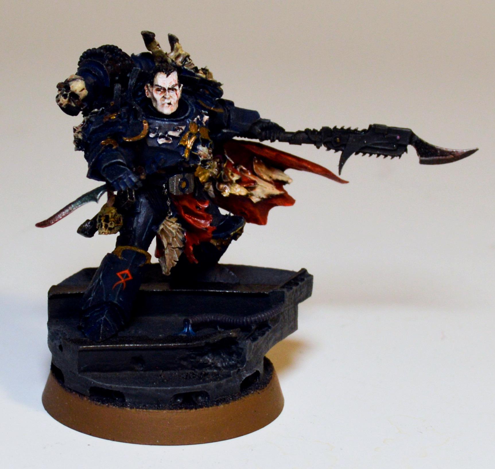 Figurine Warhammer 30k - Sevatar, Premier Capitaine Des Night Lords - Démontée Et Non Peinte